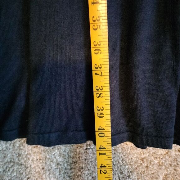 NWT Talbots Blue Long Sleeve Skater Sweater Dress Sz M - Picture 7 of 7